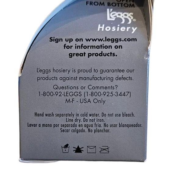 Leggs Sheer Energy Suntan B 9065 Control Top Sheer Toe Pantyhose New In Box NWT - Picture 5 of 6